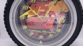 Lightning McQueen Tire Clock